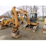 John Deere 50C 2TS Midi Excavator EROPS Cab, w/Dozer Blade, Hyd. Thumb, Quik Coupler Aux Hyds w/16''