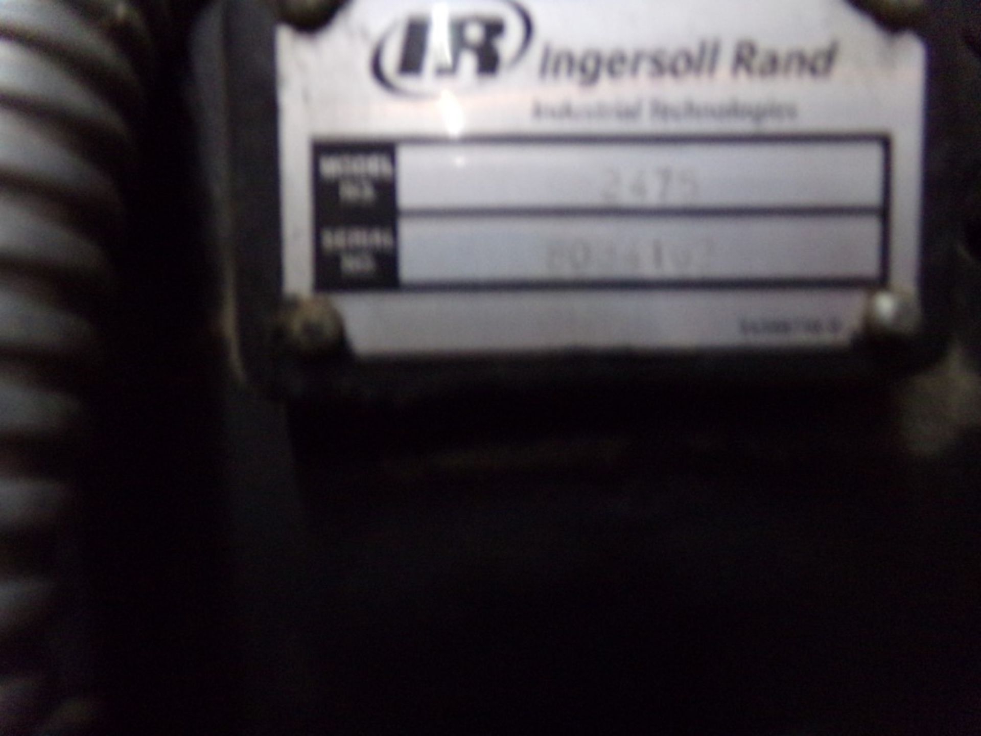 Ingersoll Rand Air Compressor 2475, 5.5 Hp, 208/230 Volt, 1-Phase, Works Good - Image 2 of 2