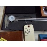 Fowler 12'' Dial Caliper in Case