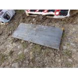 New Raw Skid Steer Mounting Plate