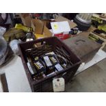 (5) Boxes with Misc. Oil Filters, Lubricants, U-Bolts, Small Tire, Wheel Center Cover, Etc.