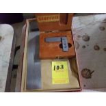 Starrett Try-Squares, No. 55 with Case and No. 20 with Box