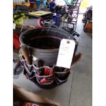 5-Gallon Bucket w/ Tool Caddy & A Few Tools