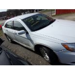 2014 Chrysler 200 Touring, White, 131,705 Miles, VIN#: 1C3CCBBBXEN198051, INOP, DOES NOT RUN, NY