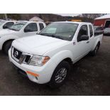 2015 Nissan Frontier SV 4 x 4 Ext. Cab, White, 128,117 Miles, Tool Boxes on Back of Truck, Orange