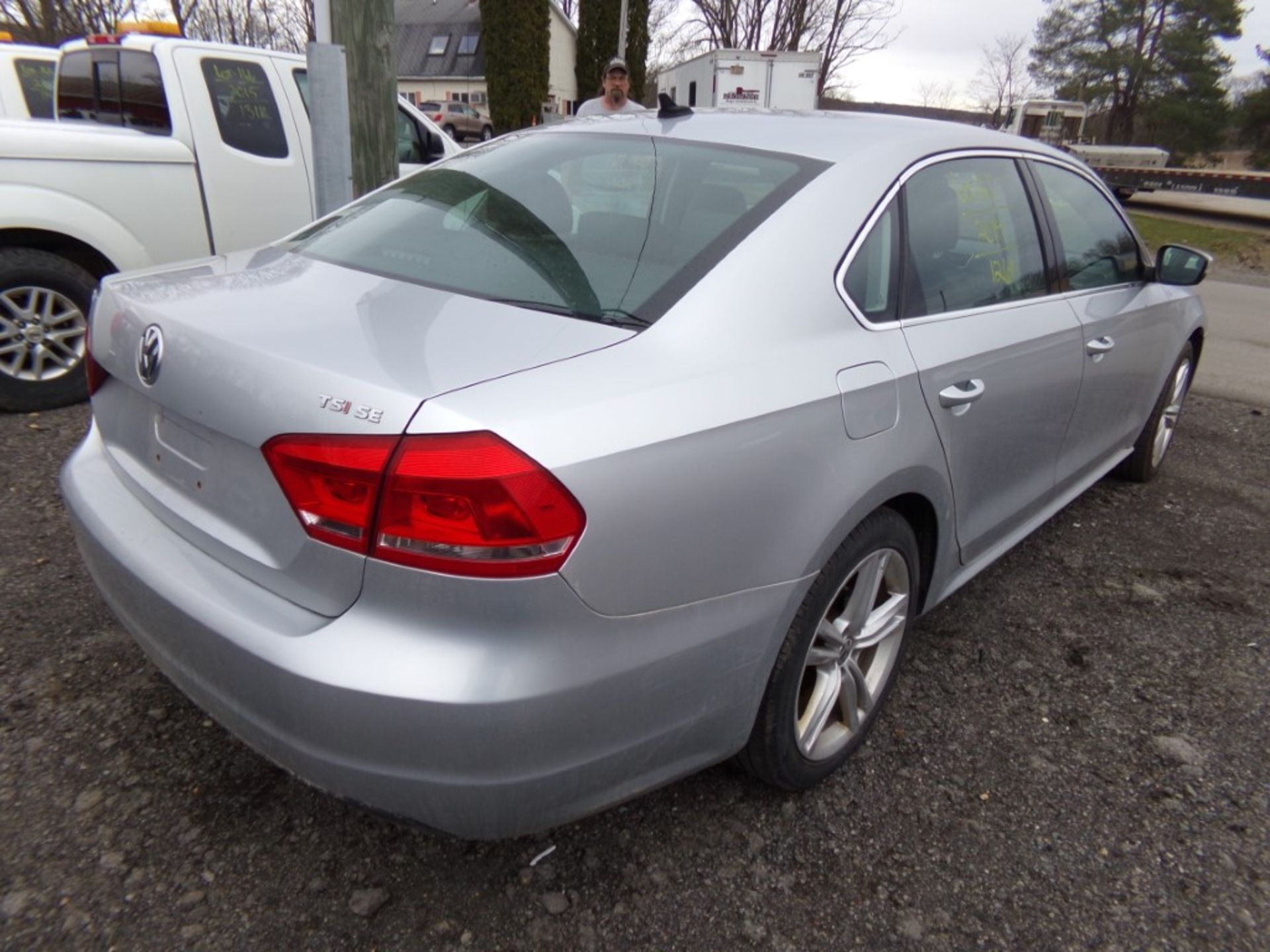 2014 Volkswagen Passat, 1.8 T SE, Silver, 126,677 Miles, Sunroof, Leather, Vin # 1VWBT7A32EC093737 - - Image 3 of 5