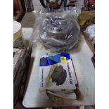 (2) Truck Brake Rotors & Set Of Brake Pads, Application Not Known, Pads Are Wagner p/n ZD1411,