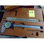 Brown & Sharpe 6'' Dial Caliper with Wood Case