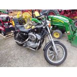 1990 Black Harley Davidson XLH 883 Sportster, 15,882 Miles, New Tires, New Carb., Vin.#