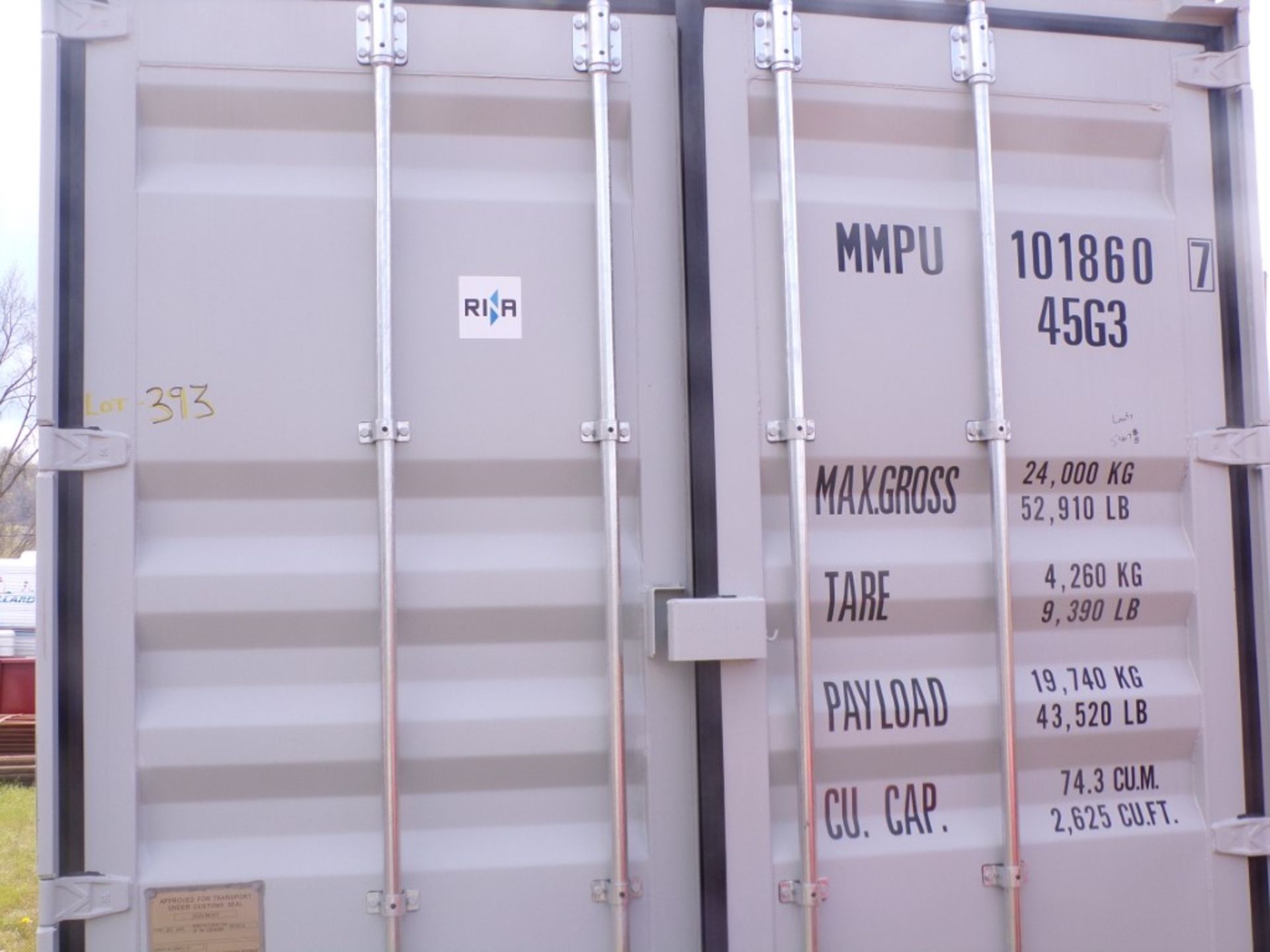 New 40' Shipping Container 5-Door, MPU 101860 7 (4678) - Image 2 of 2