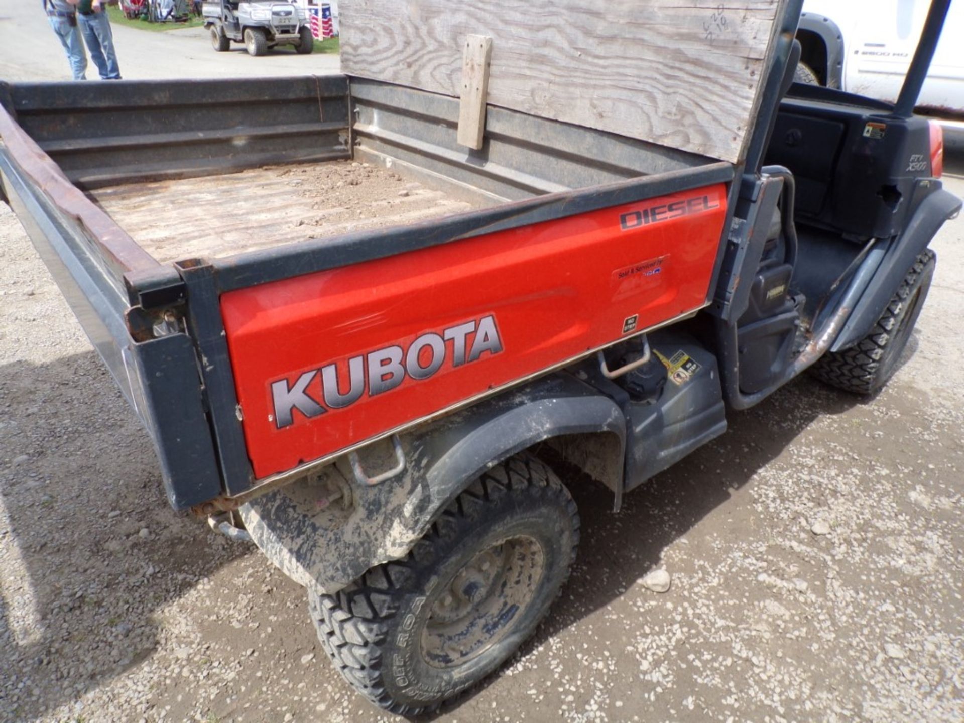 Kubota RTV X900 Dsl Utility Vehicle, Variably Hydro. Trans., 1366 Hrs., Power Dump, S/N 28412 ( - Image 5 of 6