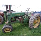 JD A - Unstyled, Spoke Rubber Wheels - Not Running, Needs Work (4307)