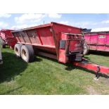 Knight Kuhn 8124 Tandem Axle, Side Delivery V-Spreader, Orange (4337)