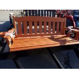 Cedar Amish Made Mission Style 5' Porch Swing (4556)