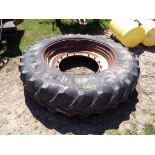Goodyear 80R 46 Tire On Tractor Rim (664)