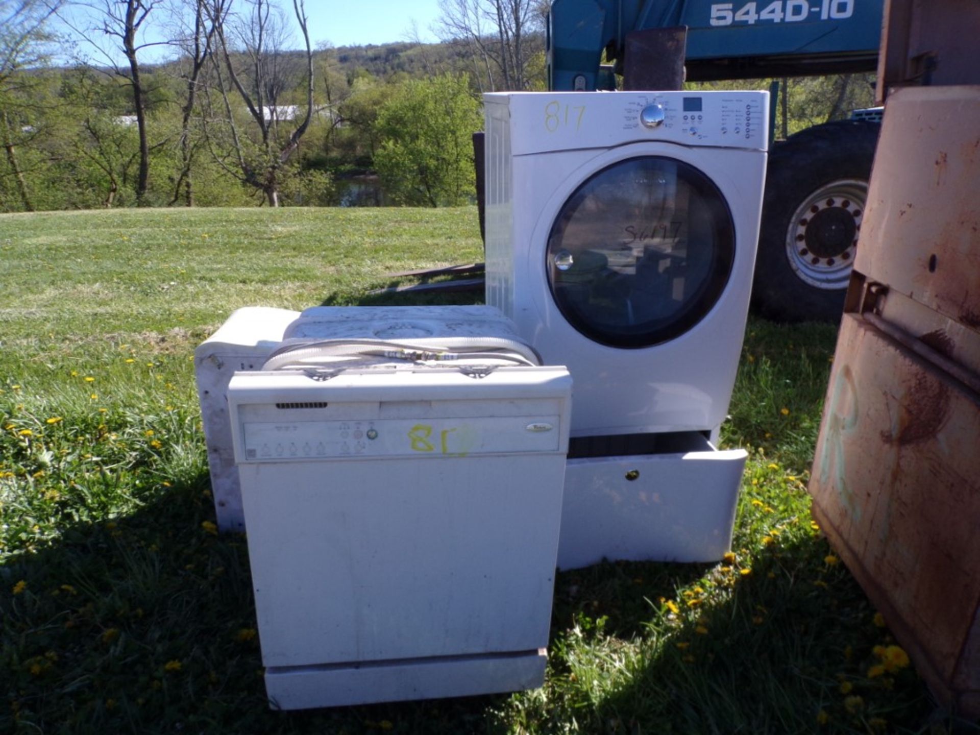 Front Load Dryer on Stand with Extra Stand (6197)