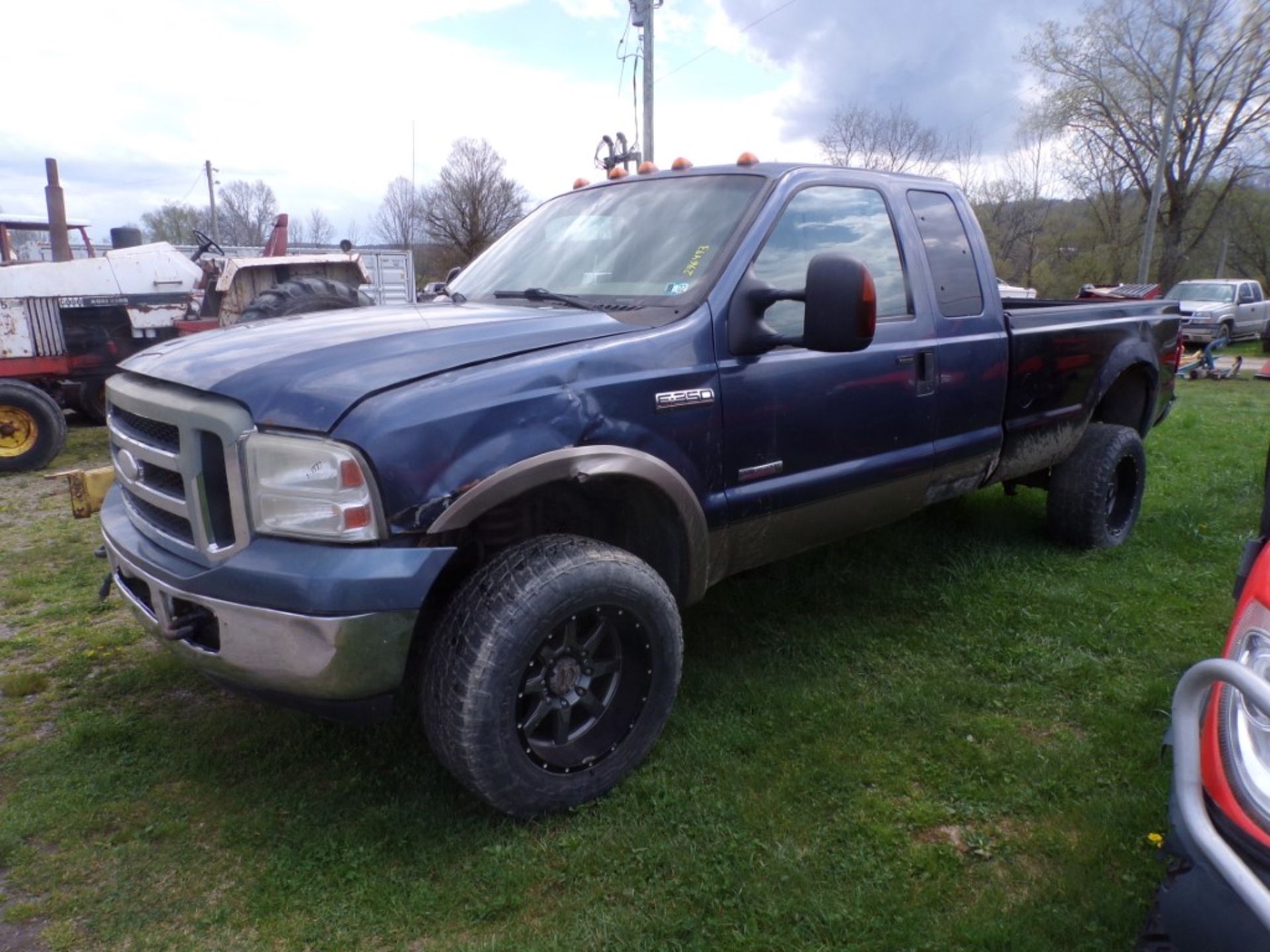 2006 Ford F350, 4WD, Auto, Ext. Cab, Powerstroke Diesel, w/Tuner (in office), Blue, 276,493 Mi, Vin# - Image 3 of 7