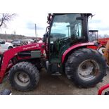 Mahindra 3550P 4 WD Tractor w/3550 CL Loader, Full Cab, 1551 Hours, Single Rear Hydraulics, 3 PT