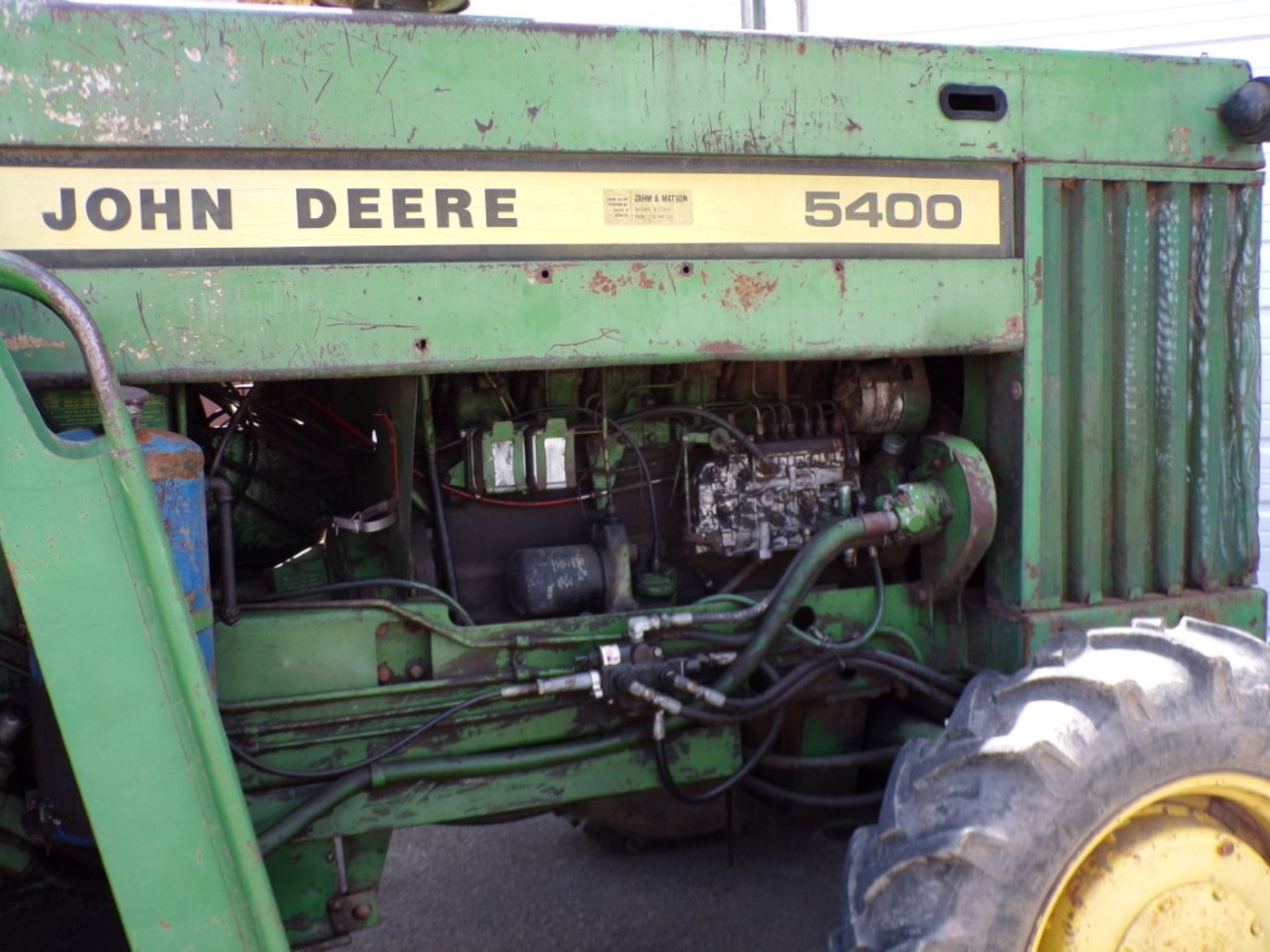 John Deere 5400 Chopper w/3-Row Corn Head & Grain/Grass Head, 4WD, s/n: 049147, Reads 3909 Hours ( - Image 4 of 7