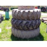 (3) 18.4-34 Tractor Tires, (2) Duals and a Spare (5163)