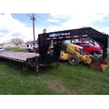 2022 BWise Gooseneck Equipment Trailer, Tandem Axle, Dual Wheels, Monster Ramps, 30' Flat Deck, Plus