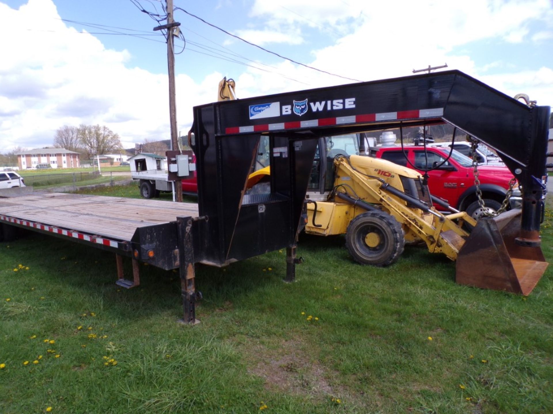 2022 BWise Gooseneck Equipment Trailer, Tandem Axle, Dual Wheels, Monster Ramps, 30' Flat Deck, Plus