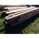 Group of Hemlock Rough Cut Lumber, Asst. Sizes (6611)