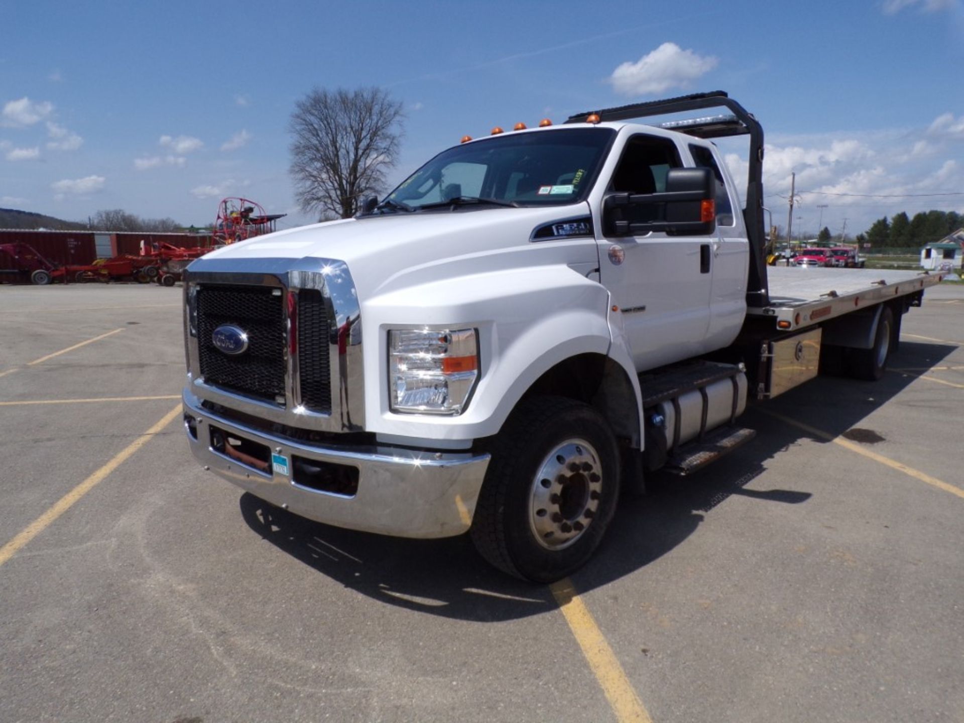 2018 Ford F650 Ext. Cab, Rollback Truck, 6.7 Dsl. Engine, Auto Trans, Air Brakes, 25,900 GVWR, - Image 4 of 13