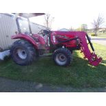2013 Mahindra 5010 with ML51 Loader, 4 WD, 50 HP, 3 PT, Canopy, Single Hydraulics, 2358 Hrs., Ser.#