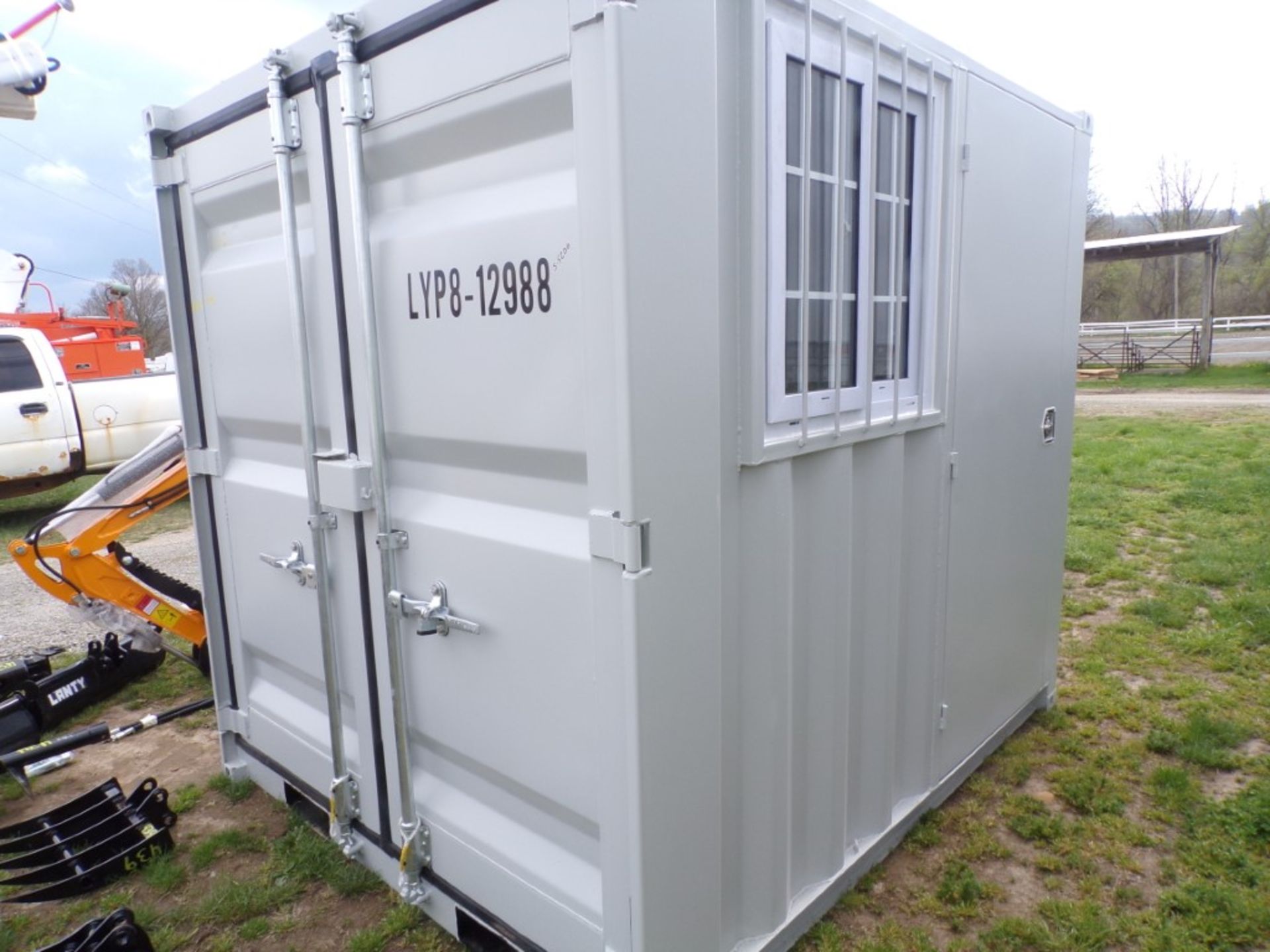 8' Storage Container/Office, 6'8'' Wide with Walk Thru Door and Window on One Side, Cont. #LYP8- - Image 2 of 2