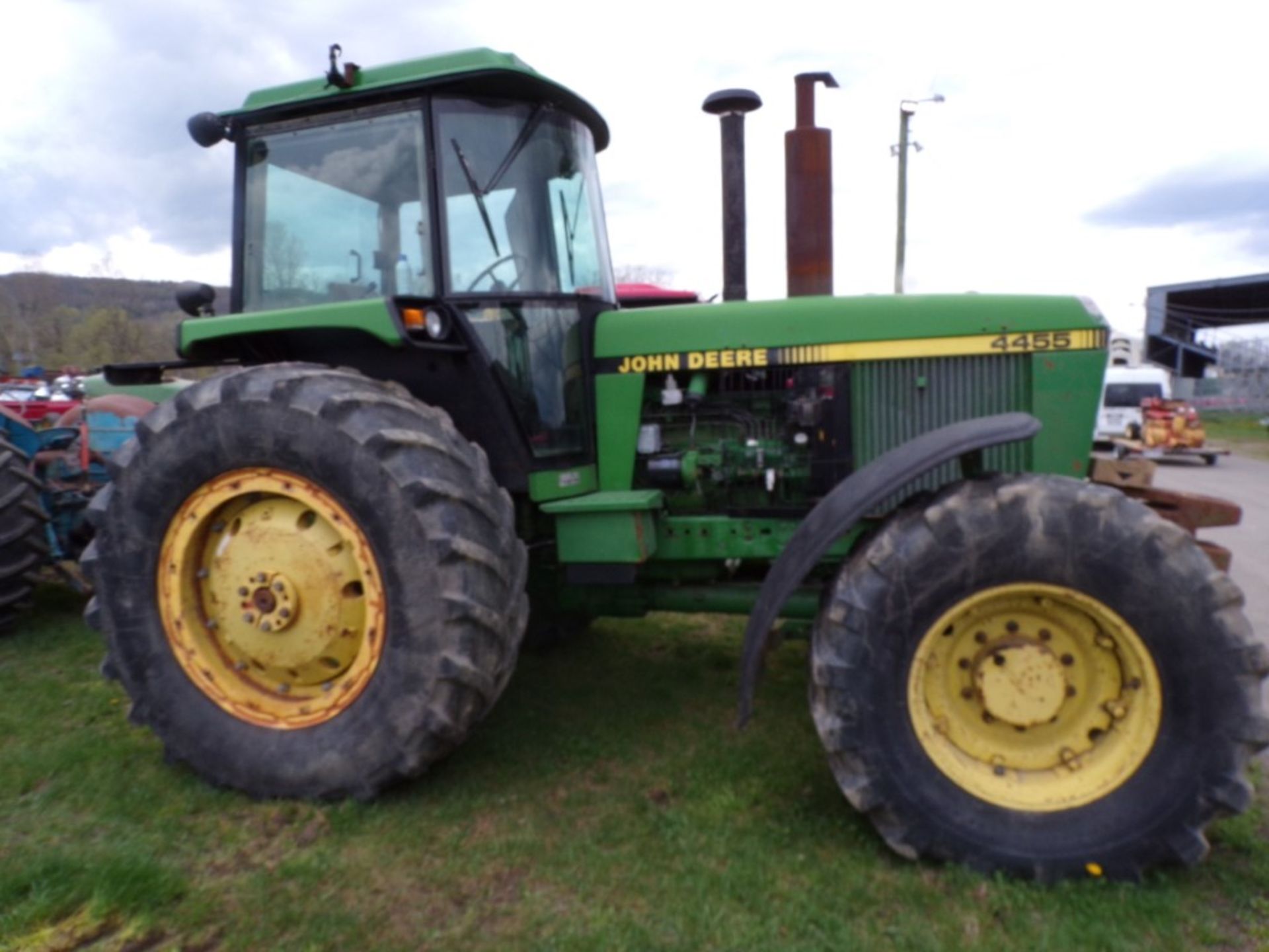 John Deere 4455 4WD Tractor with Power Shift Trans., (3) Rear Hydraulc Remotes, 650-58-38 Rear