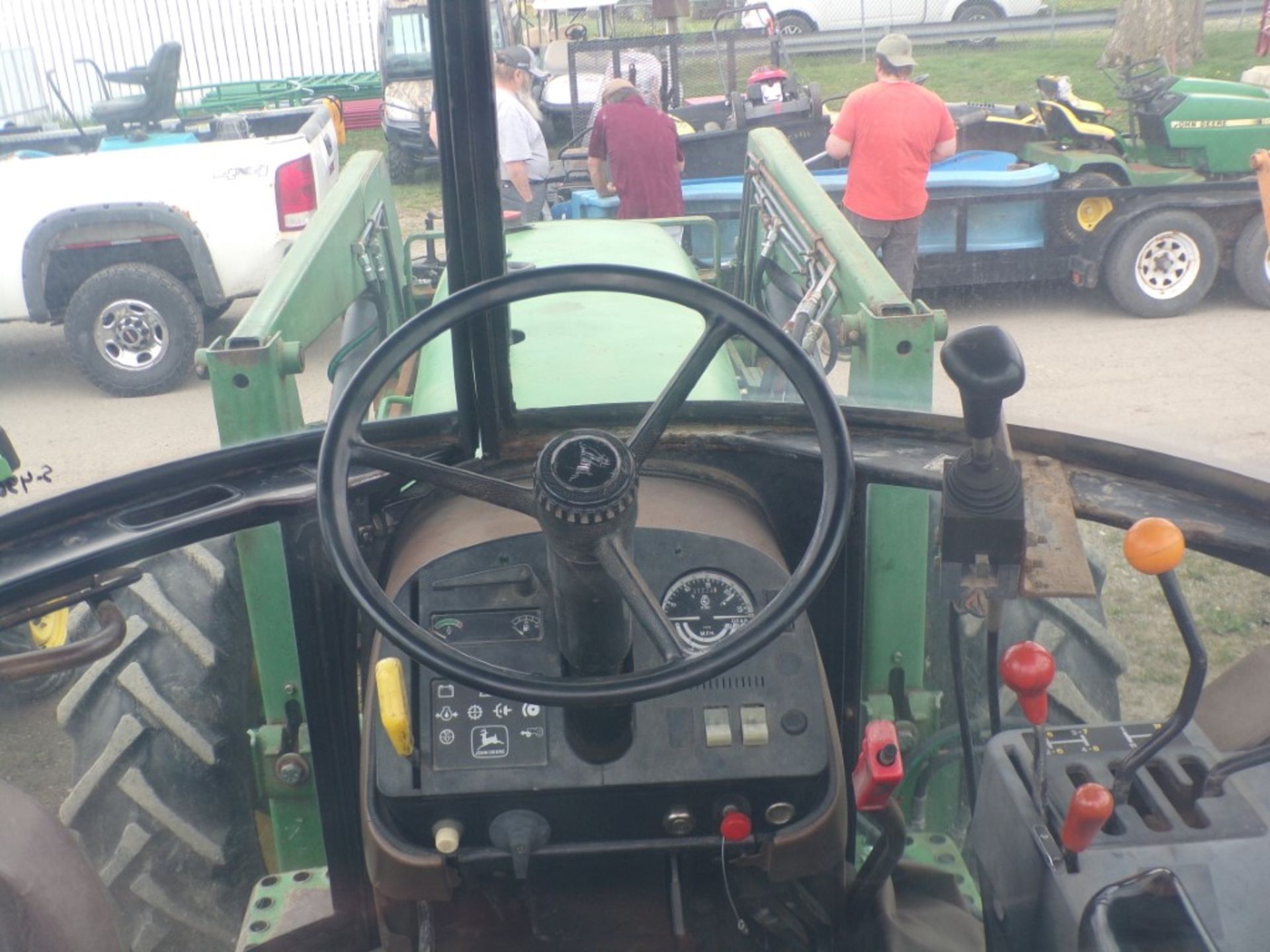 John Deere 2955 4 WD Tractor with Cab and Allied 695 Loader, Good Tires, (3) Rear Hydraulic Remotes, - Image 7 of 7