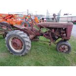 Farmall BN Tractor, NFE, Rear Weights - Not Running, Needs Work (4314)