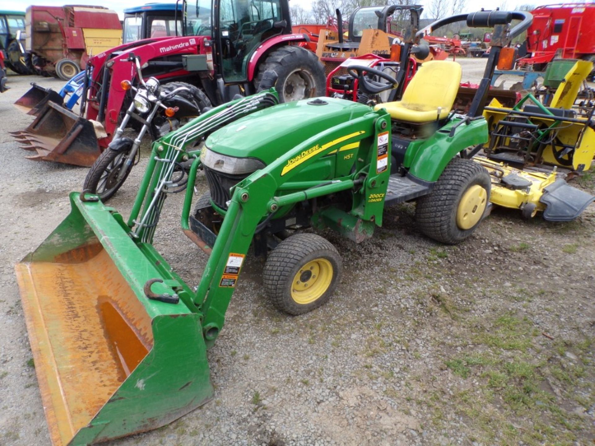 John Deere 2305 4 WD Compact 200CX Loader, 52'' Deck and 47'' Snow Blower, Diesel, Hydro, 853 - Image 3 of 7