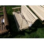 Unfinished Amish Made 4' RC Porch Swing (4580)