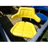 New Yellow Adj. Tractor Seat (4457)