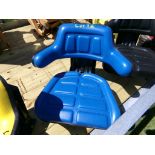 New Blue Adj. Tractor Seat (4458)