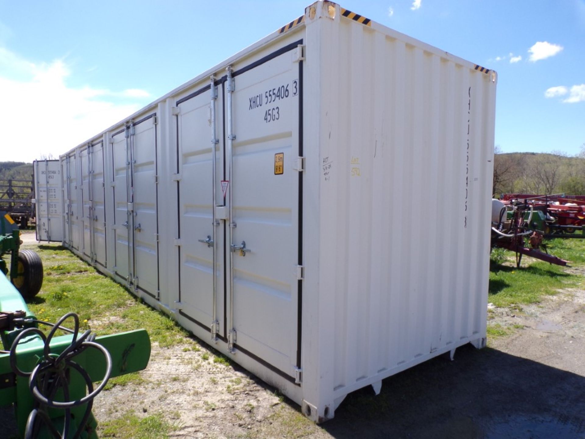 New 40' Shipping/Storage Container, 4 Side Entrance Doors, Barn Doors on Rear, Cont. # - Image 2 of 2