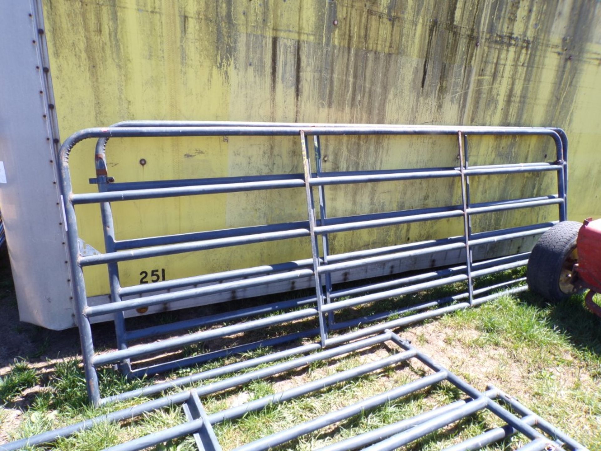 (2) 12' Livestock Gates, Dark Blue (2 x Bid Price) (5943)