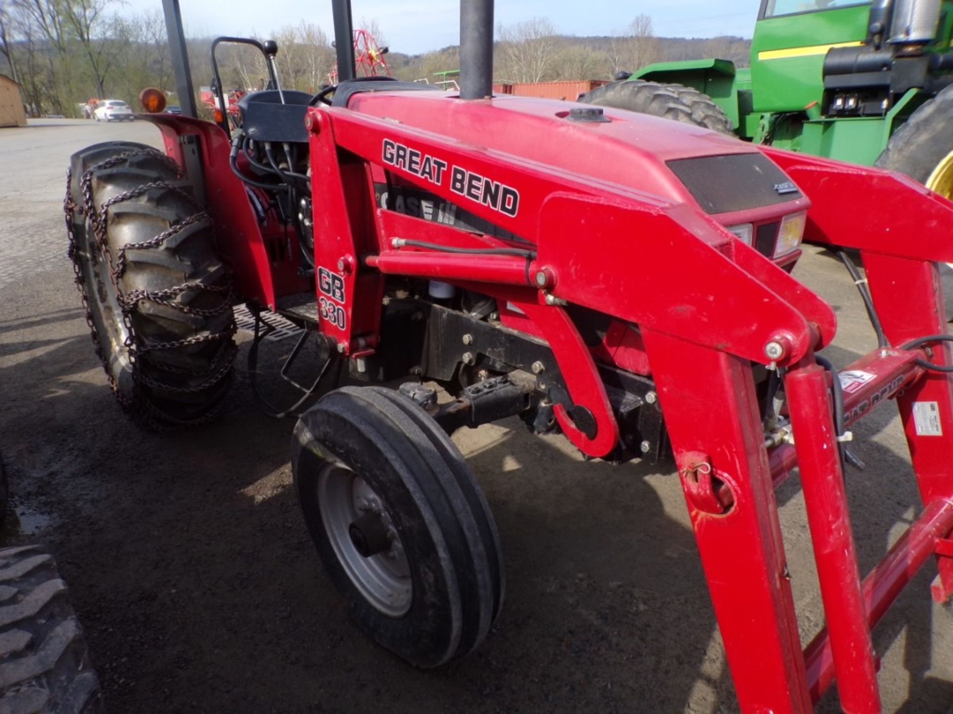 Case IH 3220 w/Great Bend 330 Loader, w/Chains, PTO, 3pt, ROPS, 343 Orig. Hours (5502) - Image 3 of 5