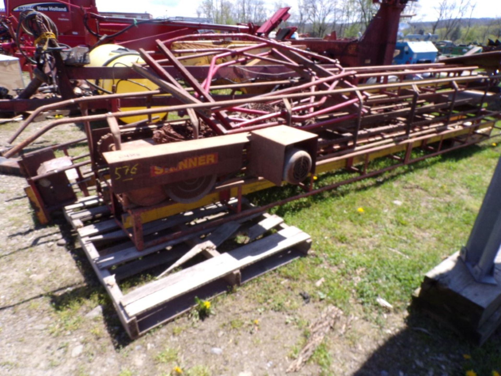 Skinner 500 Mow Conveyor w/Elec. Motor - Complete (4398)