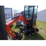 New AGT Mini Excavator w/Cab, Model QH13R, Ser. 2310039588 (4649)