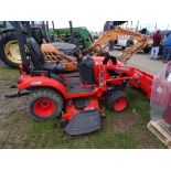 Kubota BX2380 4 WD Sub-Compact with LA344 Loader, 60'' Mower Deck, Hydro, Skid Steer Loader Blet