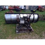 Snow Dogg EX90 By Buers, Stainless Snowplow, 9', Nice Shape, (5432)