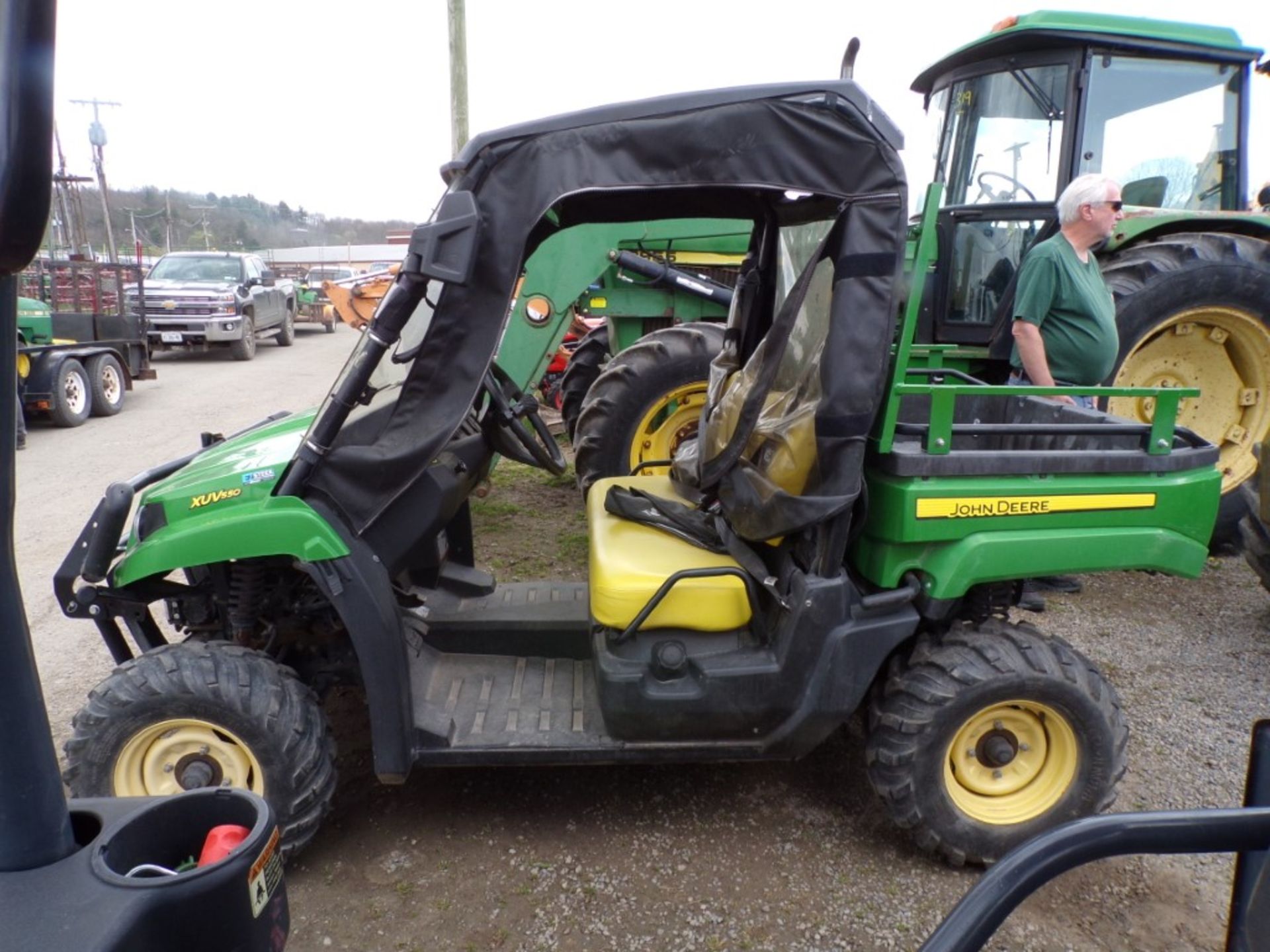 John Deere XUV-550 UTV with Canopy and Windshield, 4 WD, 395 Hrs., Super Nice, Ser.# 004802 (4365)