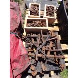 Pallet w/Lg Qty of Chain Binders and Chains (5930)