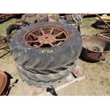 (4) Spoked Rims w/Tires (6651)