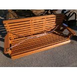 Unfinished Amish Made 4' RC Porch Swing (4586)