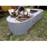 Sap Tank with (2) Small Gas Powered Pumps (5305)