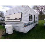 1995 Sandpiper by Cobra 24' Bumper Tow Camper with Awning, Nice Shape, Vin #: 1CATP24T5SH006824 -